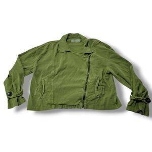 BlankNYC Jacket Size Small Womens Blank NYC Moto Jacket Utility Jacket With Flaw